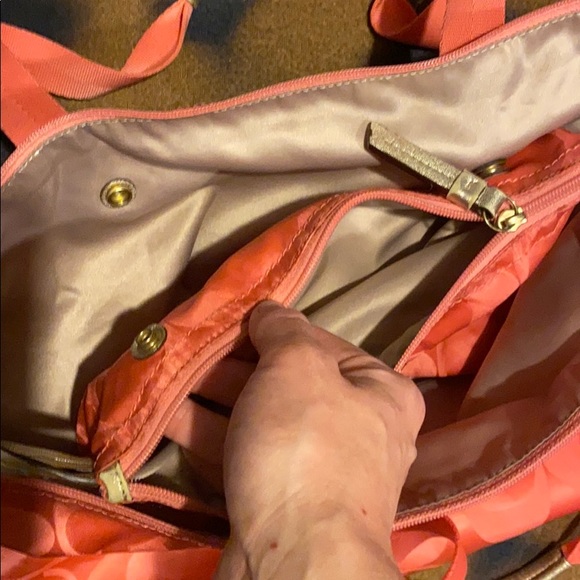 RARE COLOR Coach getaway nylon large tote - Picture 5 of 6